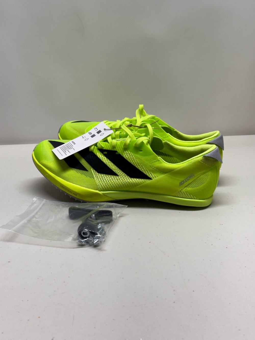 Adidas Adizero Finesse Track Spikes Lucid-Lemon/Black Men’s Size 8.5